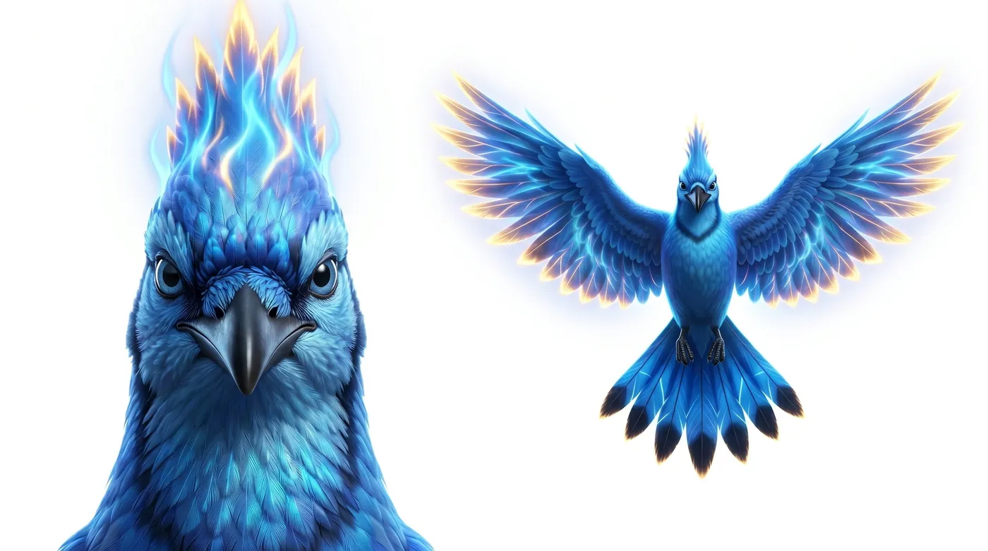 Gralha Azul Model Sheet